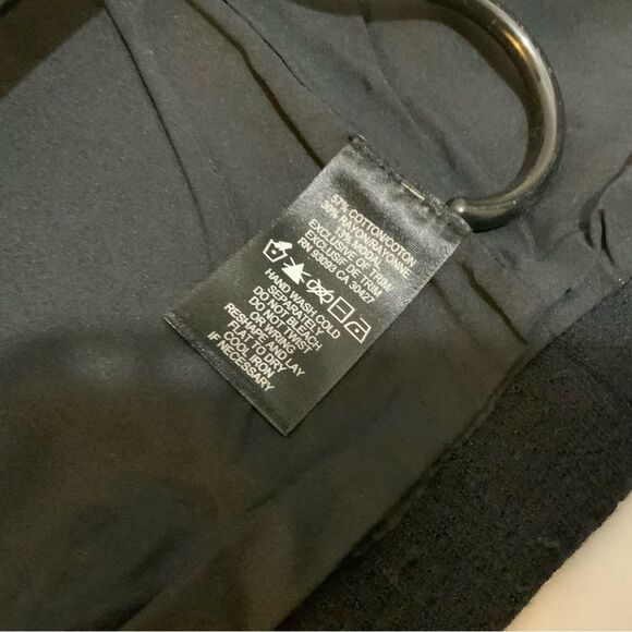 Nic + Zoe Sweater Blazer decorative zip fully lined L - Picture 8 of 8